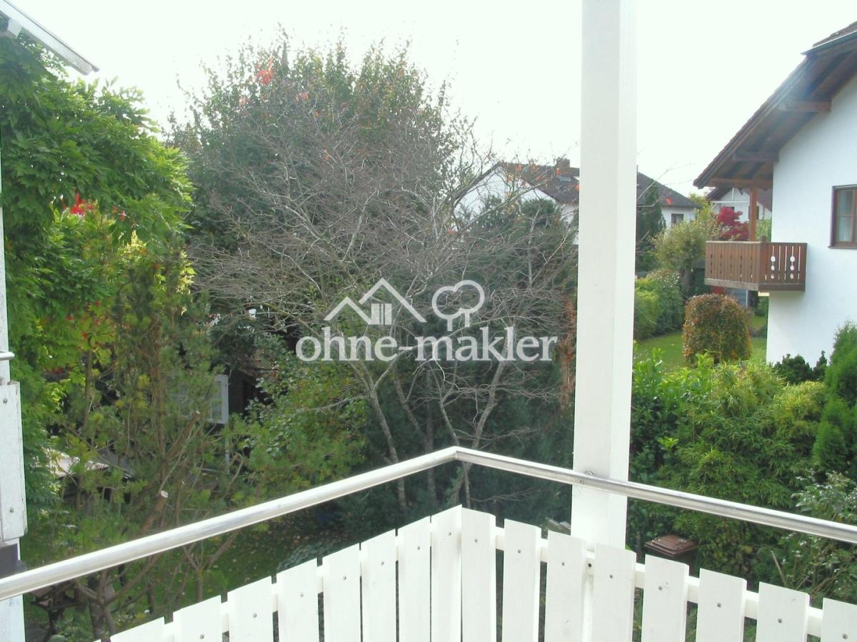 Blick vom Balkon