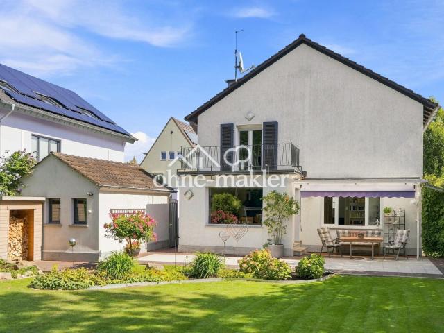 Rückansicht mit Garten