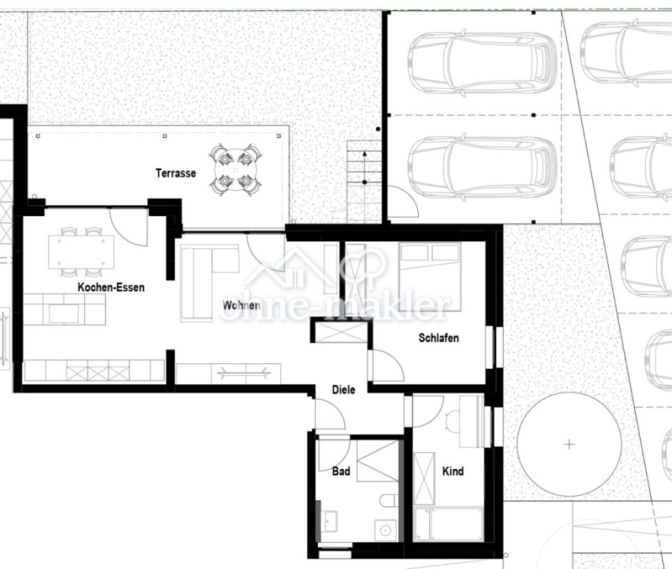 Grundrissvariante 3-Zimmer