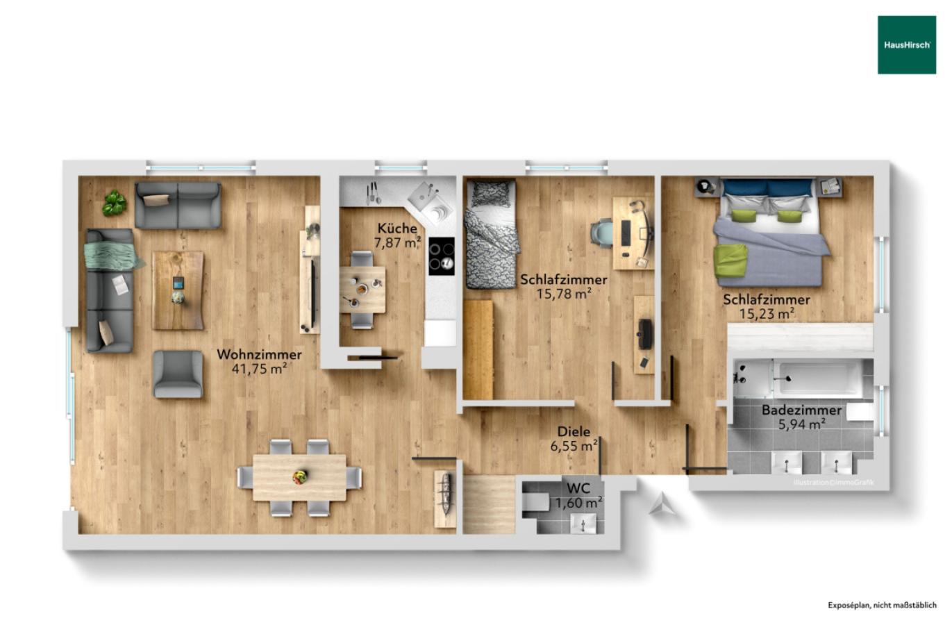 immoGrafik Exposeplan 31598037