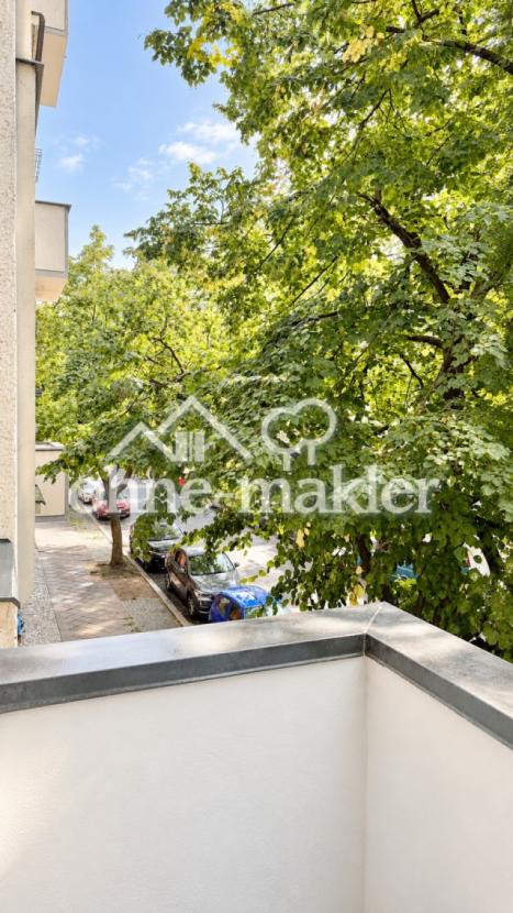 Blick vom Balkon