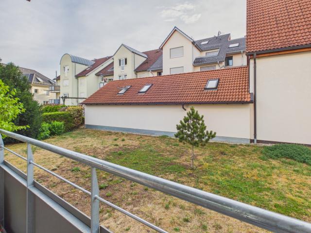Aussicht Balkon Wohnzimmer