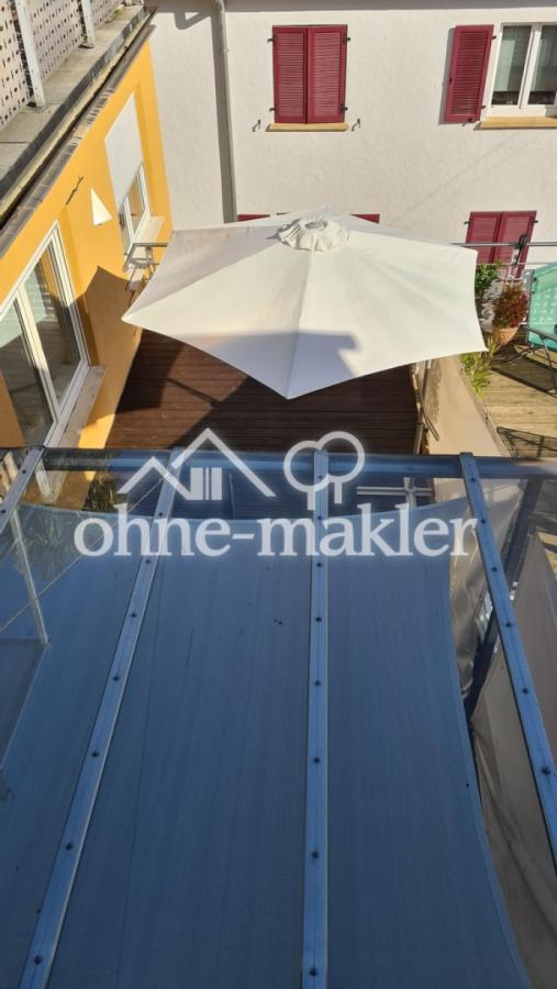 Terrasse von oben