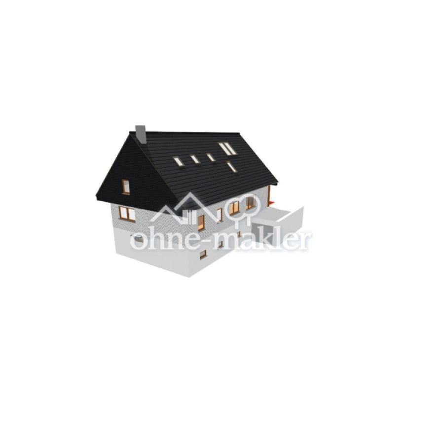 Straßenseite und Garage 3D