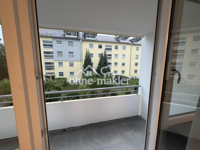 Blick auf Südbalkon