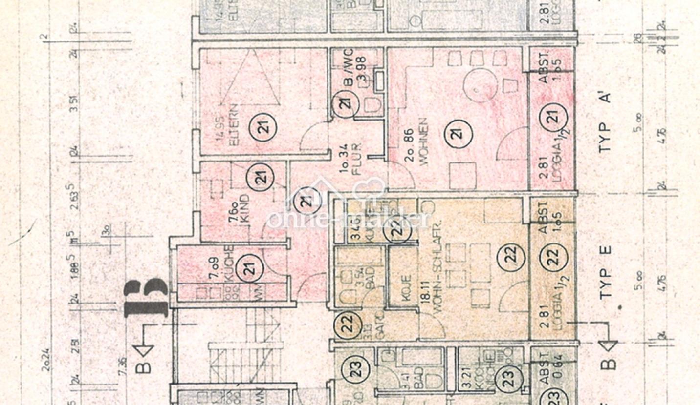 Grundriss Wohnung 21