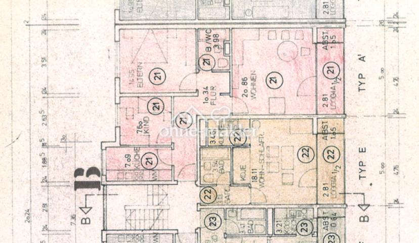 Grundriss Wohnung 21