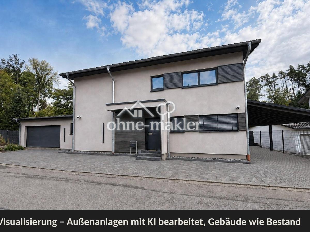 Hausansicht / KI optimiert