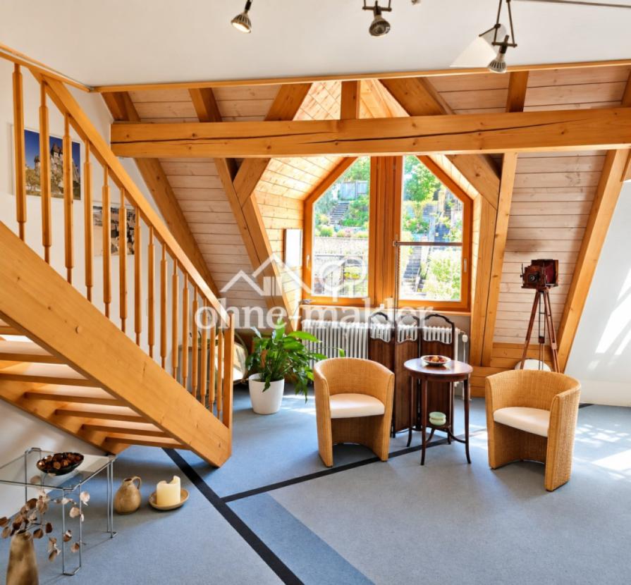 Gaube im Holzloft