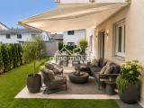 Terrasse mit Garten