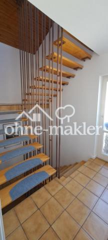 Treppe zum Dachgeschoss