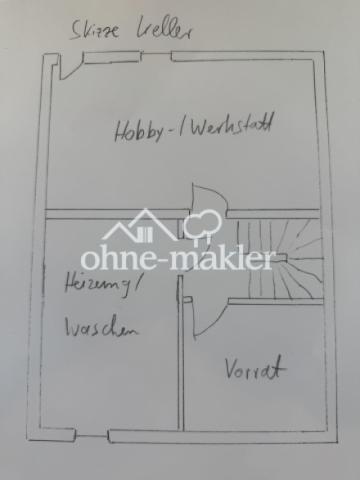 Skizze Grundriss Keller