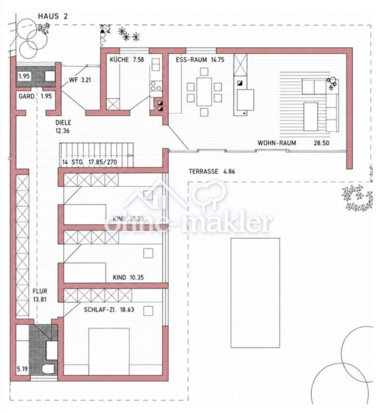 Grundriss Erdgeschoss