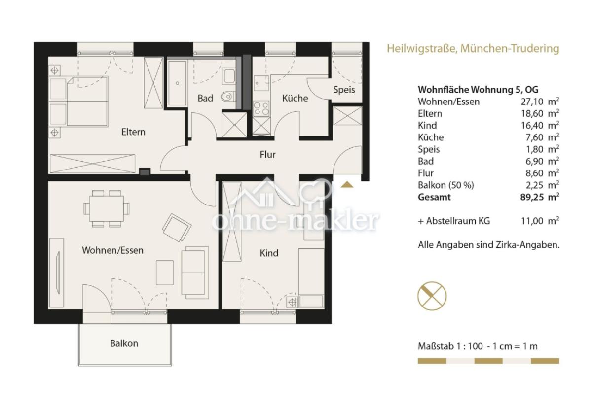 Grundriss Wohnung