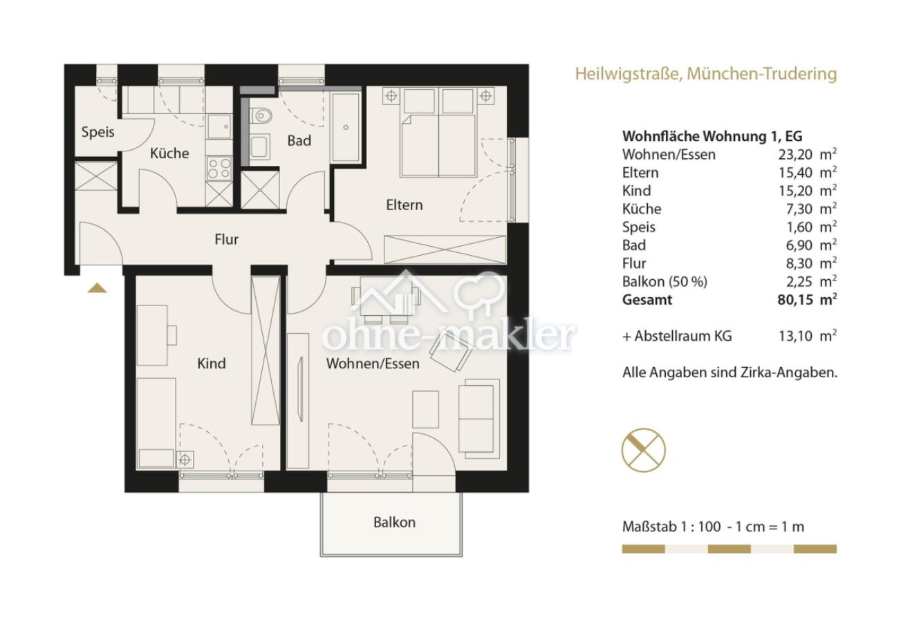 Grundriss Wohnung