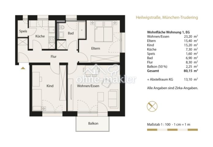Grundriss Wohnung