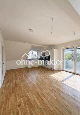Wohnzimmer mit offener Küche