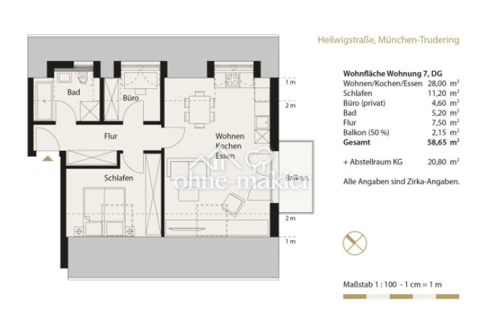 Grundriss Wohnung
