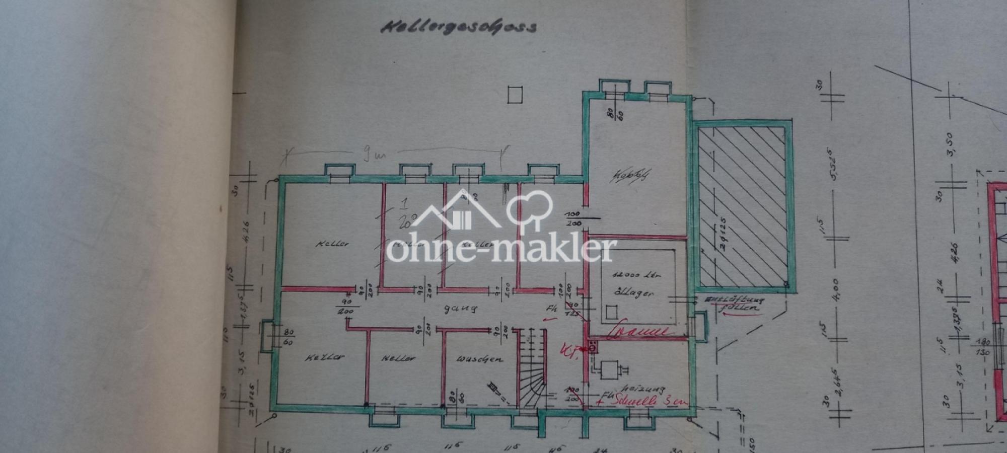 Grundriss Keller
