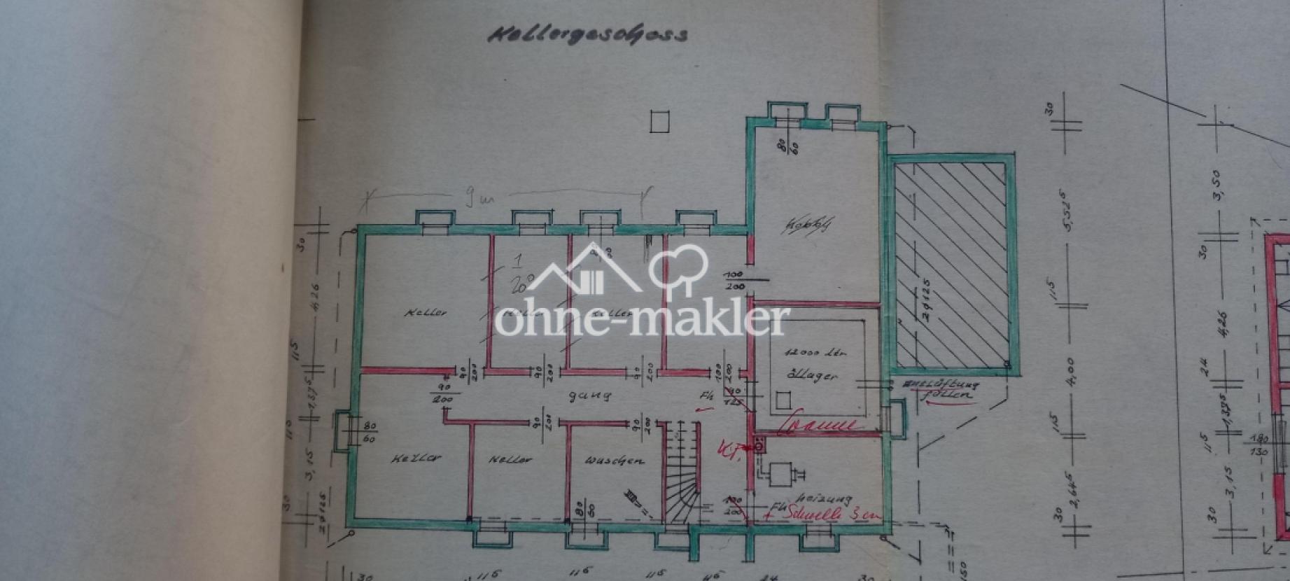 Grundriss Keller