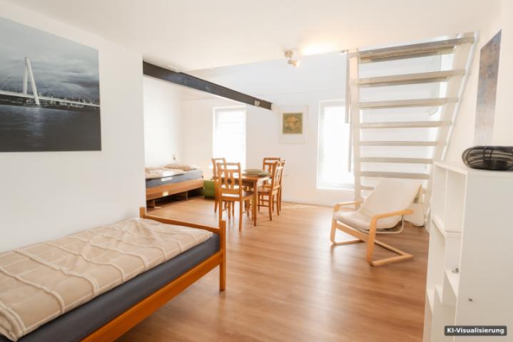 KI-Visualisierung – Gäste-Loft (1)