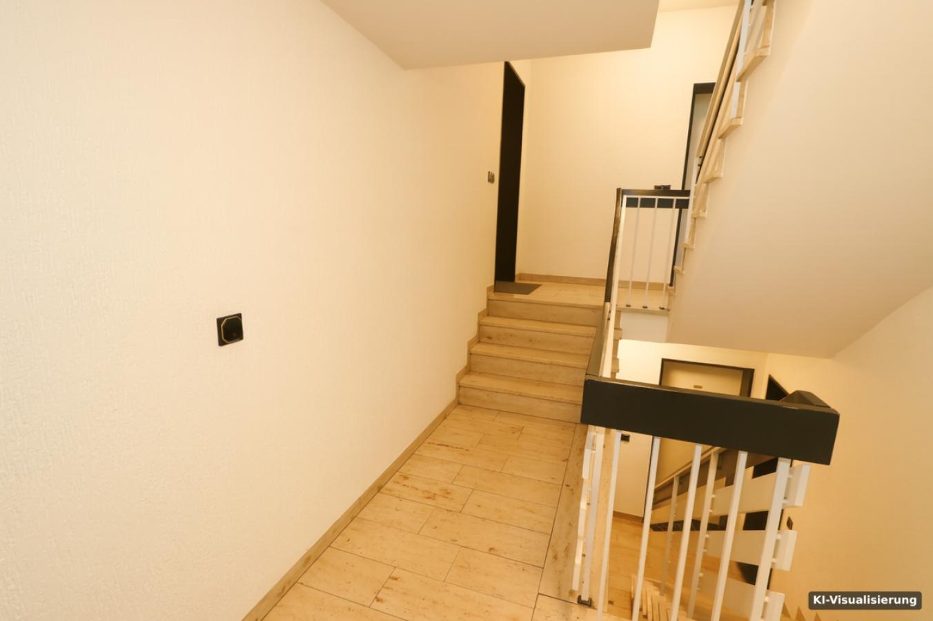 KI-Visualisierung – gepflegtes Treppe
