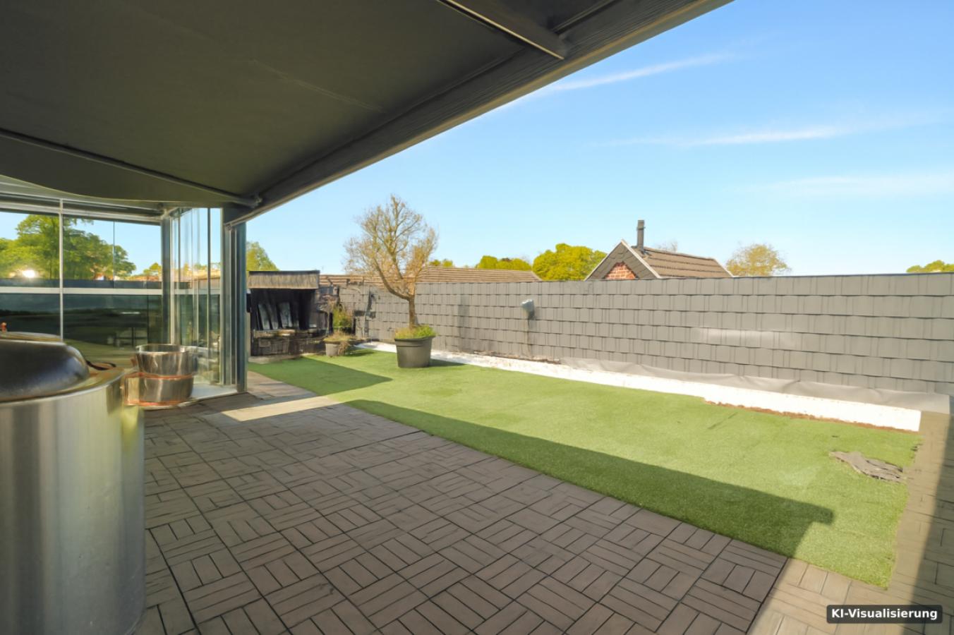 KI-Visualisierung – Dachterrasse (1)