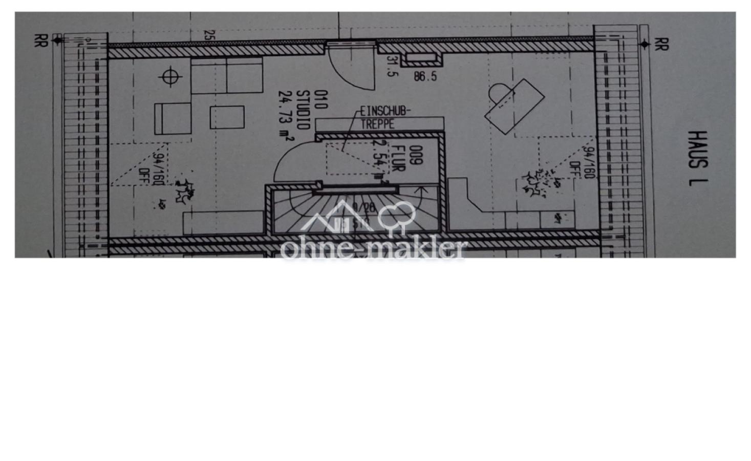 Grundriss Dachgeschoss