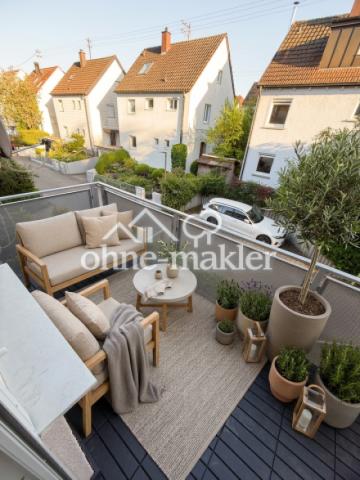 Balkon möbliert 