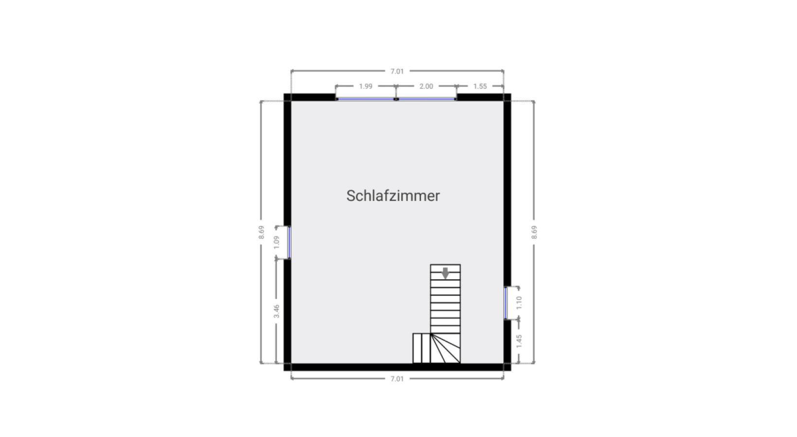 Grundriss Skizze DG