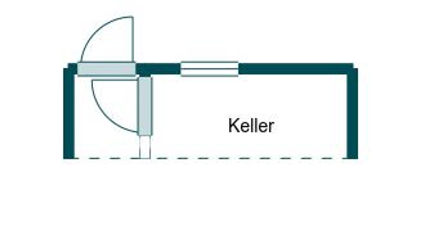Grundriss Skizze Kellerabteil