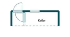 Grundriss Skizze Kellerabteil