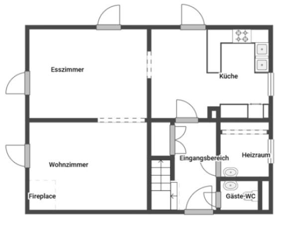 Grundriss Skizze EG