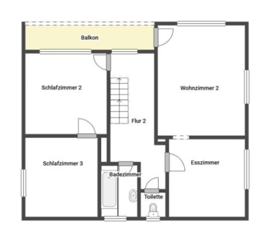 Grundriss Skizze 1.OG