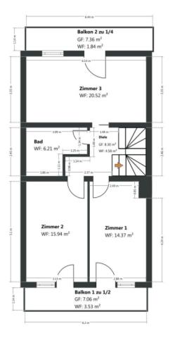 Grundriss Skizze OG