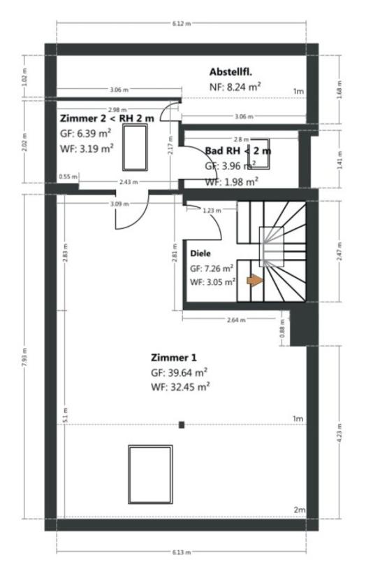 Grundriss Skizze DG
