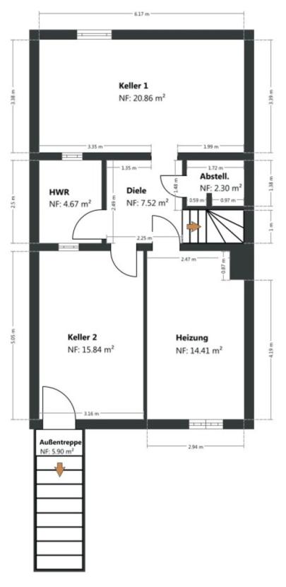 Grundriss Skizze UG