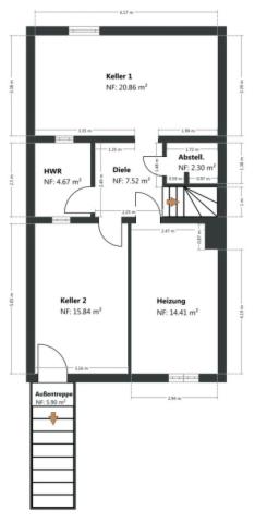 Grundriss Skizze UG