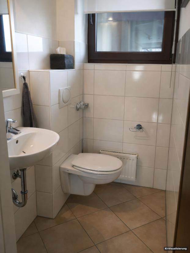 KI-Visualisierung – Gäste-WC