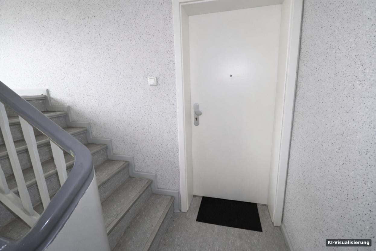 KI-Visualisierung – Wohnungseingang