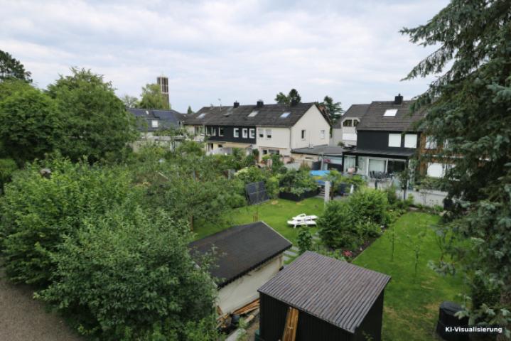 KI-Visualisierung – Blick vom Balkon