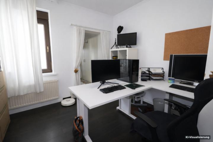 KI-Visualisierung – Arbeitszimmer