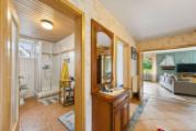 Blick ins Badezimmer