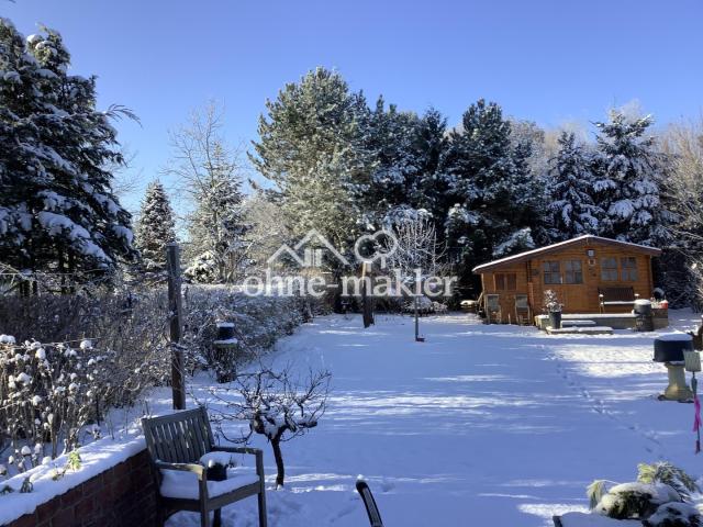 Winterlicher Gartenblick