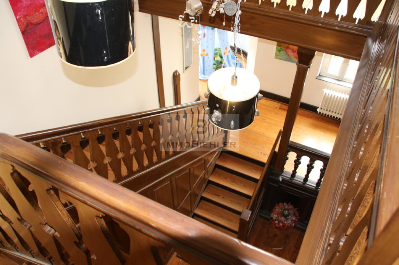 Historische Holztreppe