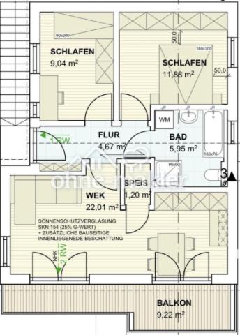 Grundriss Wohnung