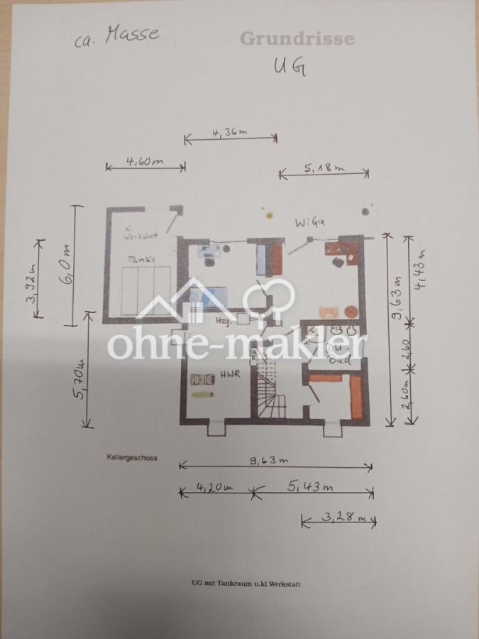 Plan,UG m.Werkstatt u.Tankraum
