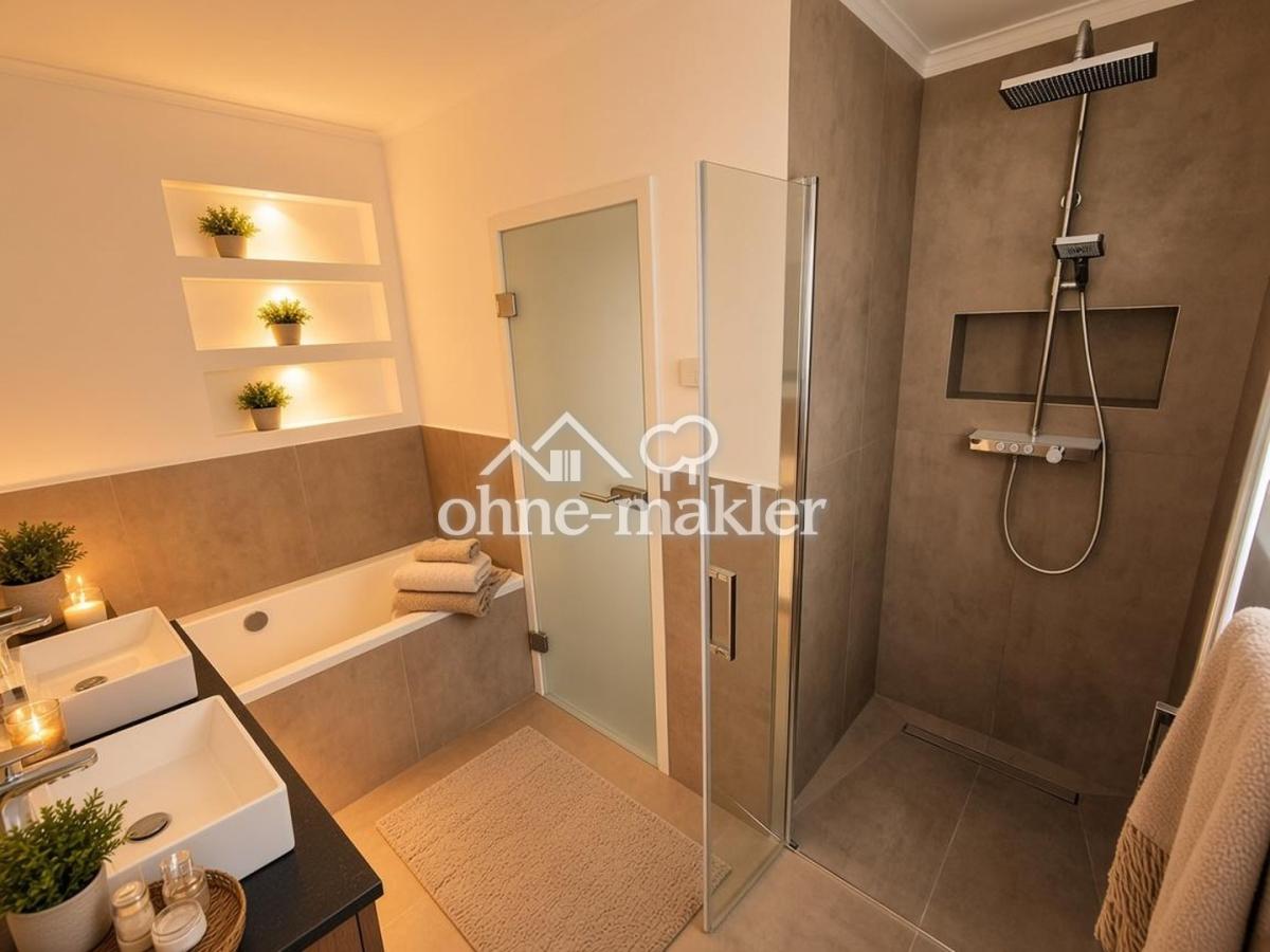 1OG: Bad mit Walk-In Shower