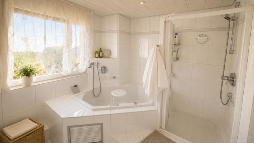 Badezimmer mit Whirlpool