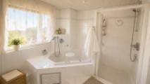 Badezimmer mit Whirlpool